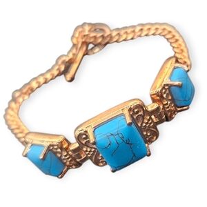 Blue Howlite Bracelet